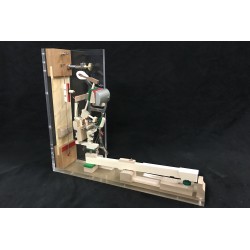 Modèle de mécanique démontable piano droit 1 touche