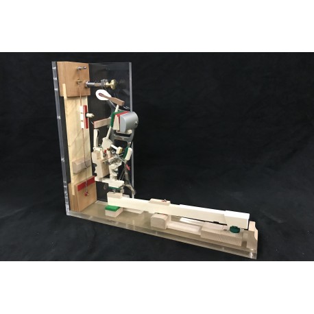 Modèle de mécanique démontable piano droit 1 touche
