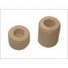 Tourillons en bois pour cadre en fonte, percés 6,35 mm Ø (différentes dimensions au choix)