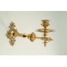 Chandelier en laiton poli 218 mm