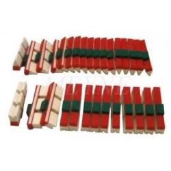 Taquets d'étouffoir garnis pours basses (différentes tailles au choix)