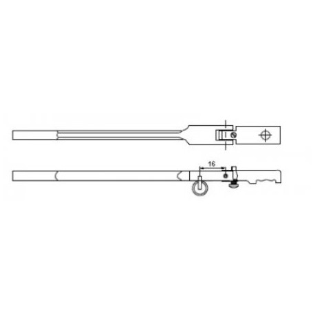 Manches de marteaux avec rouleaux pour Steinway Hambourg